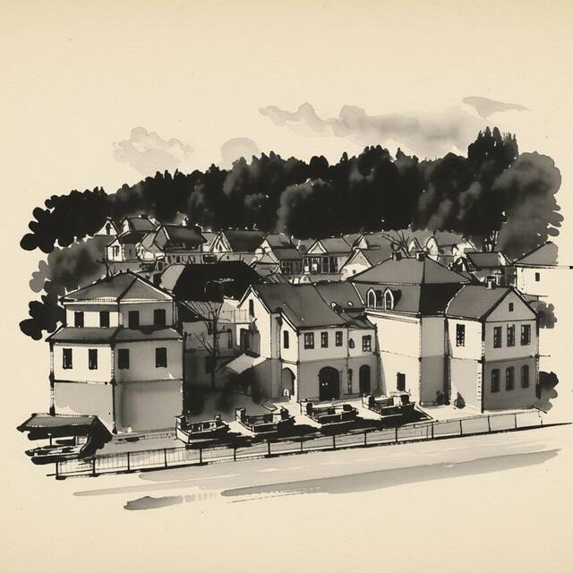 Ilustrační kresba: STŘELNICE Hotel & Restaurant