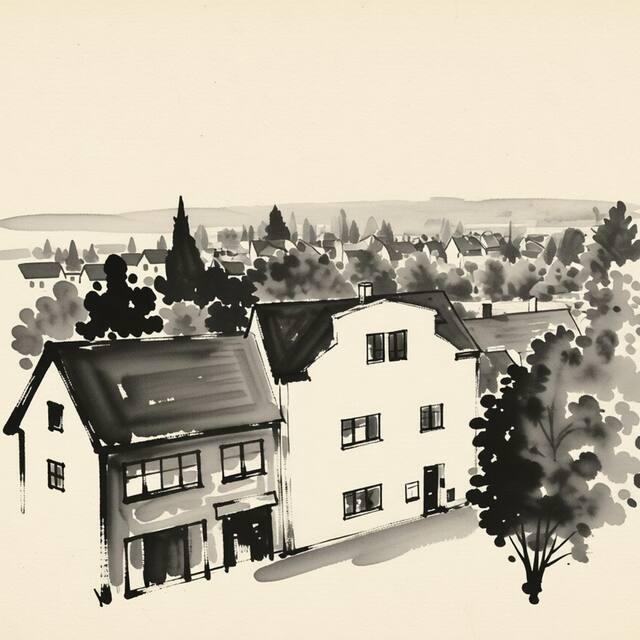 Ilustrační kresba: Penzion POHODA