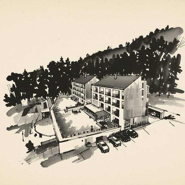 Ilustrační kresba: ENDEMIT Boutique Hotel & Spa