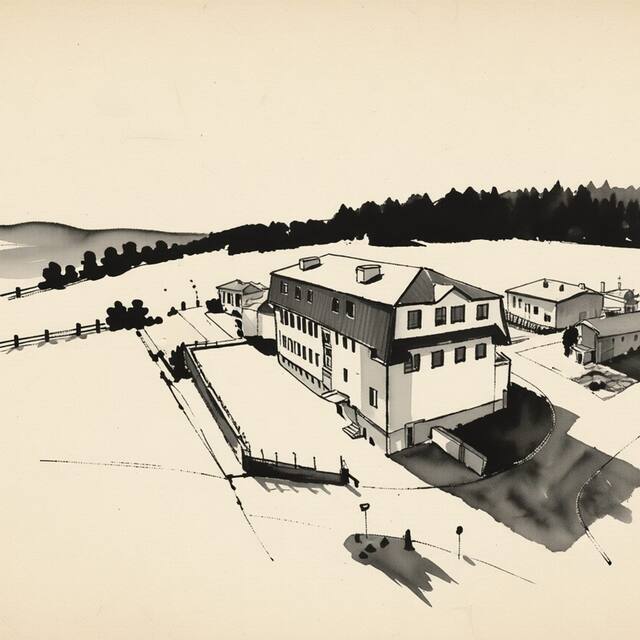 Ilustrační kresba: Ala hotel