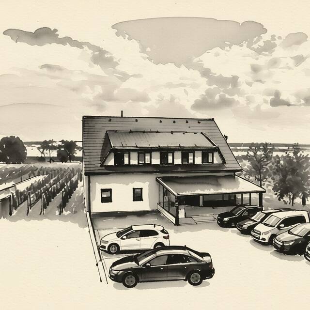 Ilustrační kresba: Penzion Na Fürhaple