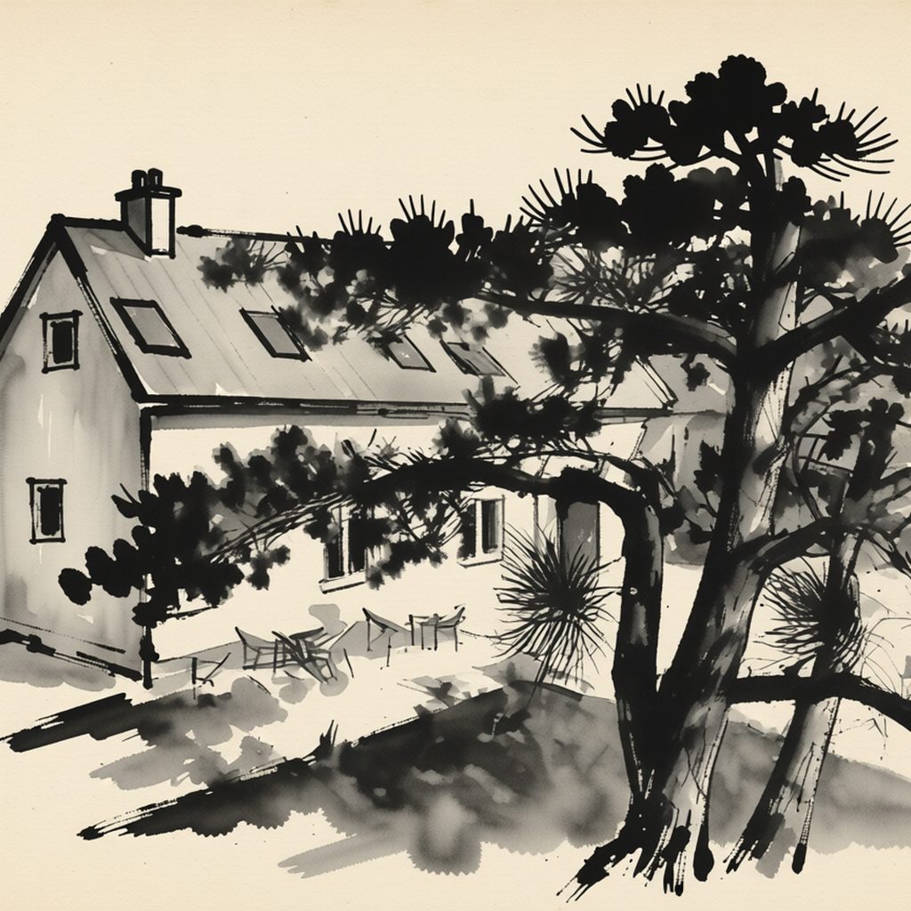 Ilustrační kresba: Penzion&nbsp;Rustico