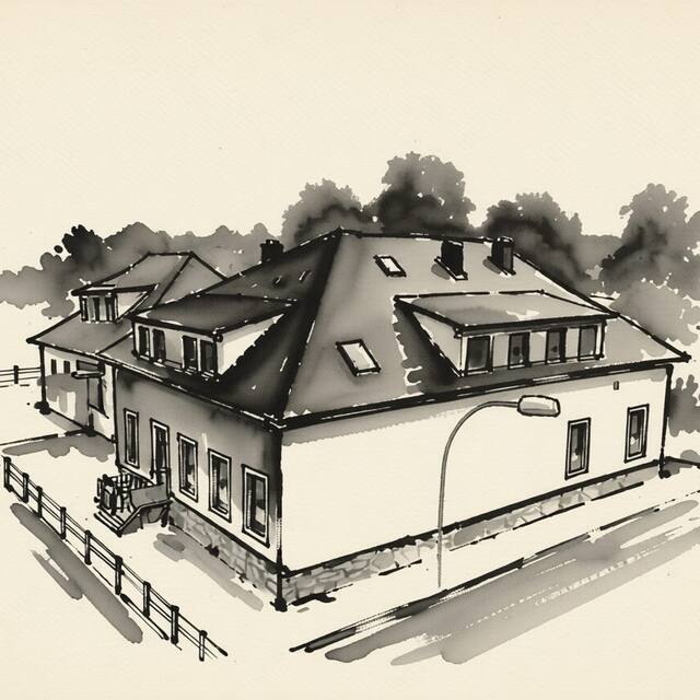 Ilustrační kresba: Penzion U Broučka