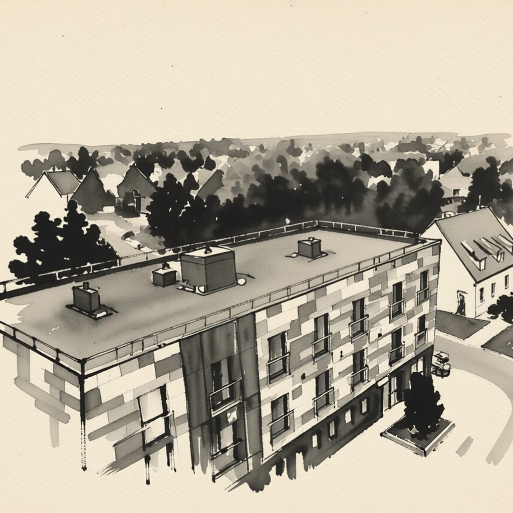 Ilustrační kresba: HOTEL RAJKA