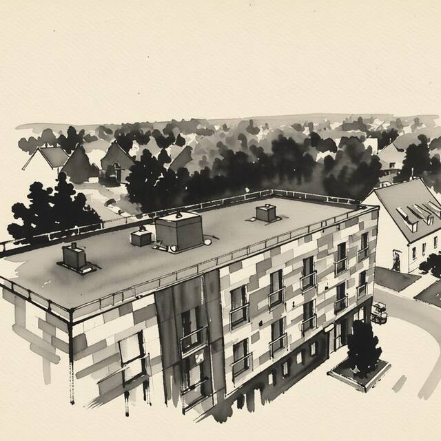 Ilustrační kresba: HOTEL RAJKA