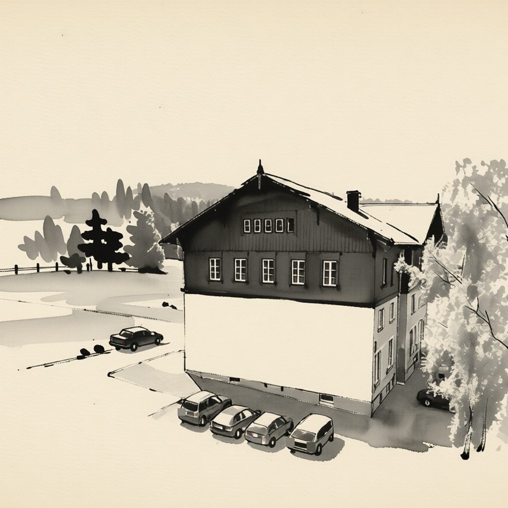 Ilustrační kresba: Apartmány Elisabeth