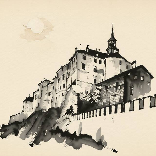 Ilustrační kresba: Penzion Na Zastávce