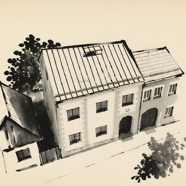 Ilustrační kresba: Apartmán U Podkovy
