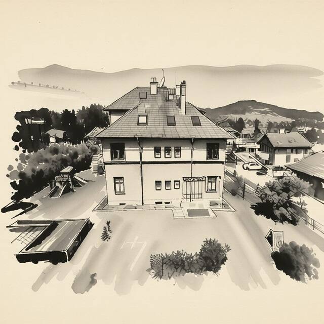 Ilustrační kresba: Apartmán 692