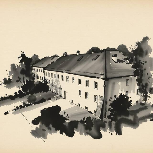 Ilustrační kresba: Penzion Mauritz