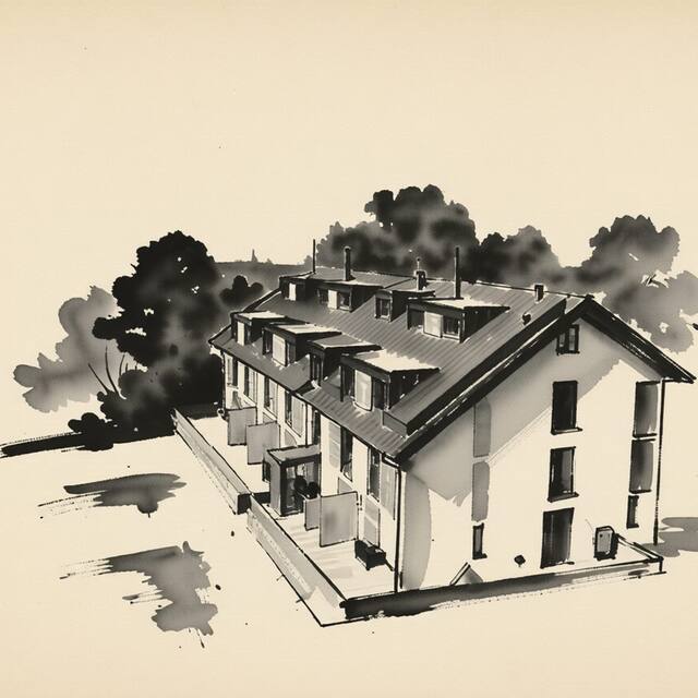 Ilustrační kresba: Sport Hotel Dolní Morava