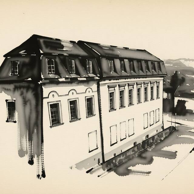 Ilustrační kresba: Hotel Chicago