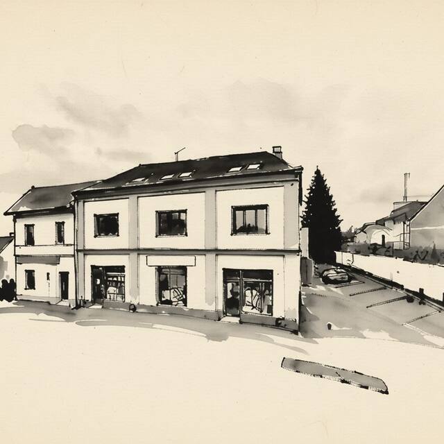 Ilustrační kresba: Ubytování FAMILY