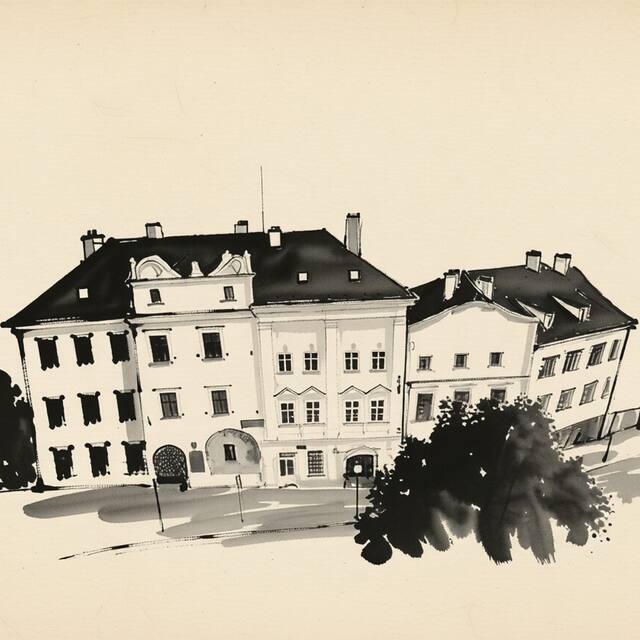 Ilustrační kresba: TGM Hotel Residence