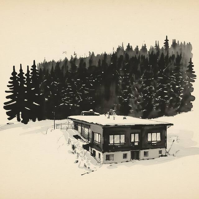 Ilustrační kresba: Penzion a restaurace Na Hvězdě