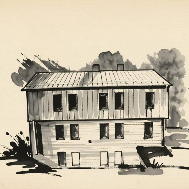 Ilustrační kresba: Apartmány Na náměstí