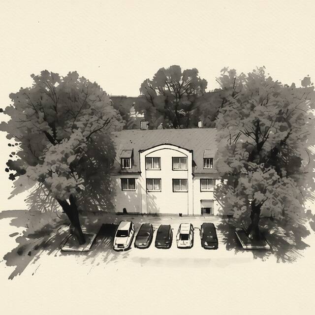 Ilustrační kresba: Hotel CK Park