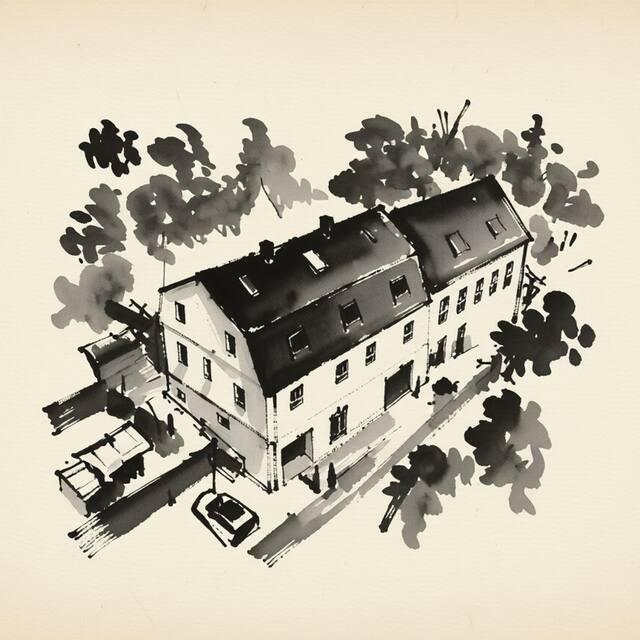 Ilustrační kresba: Apartmany U Kuželky