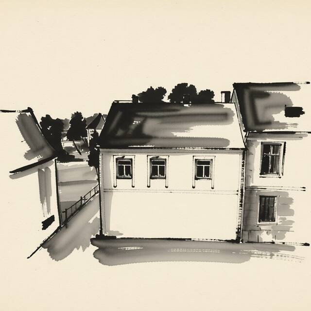 Ilustrační kresba: Apartmány Na Rynku Chvalšiny 18