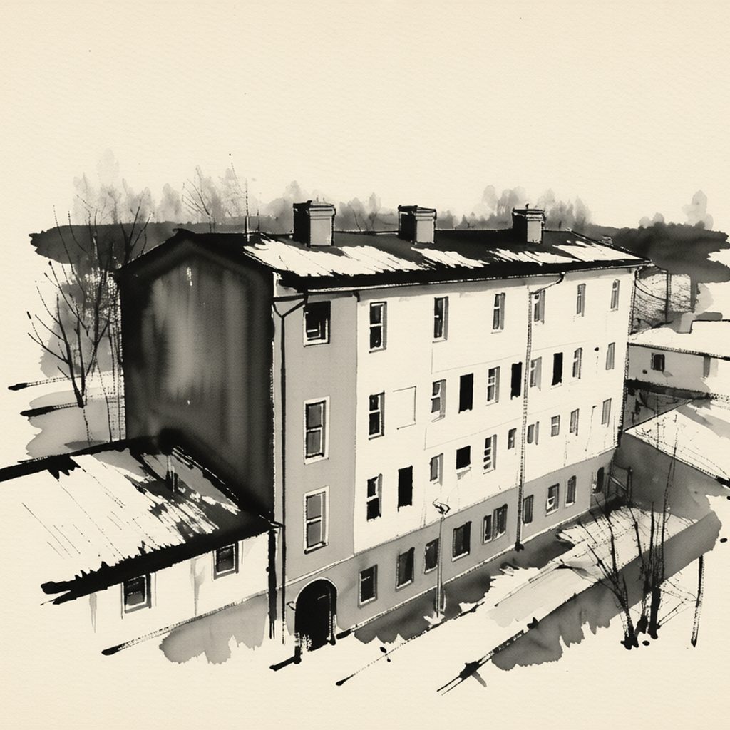 Ilustrační kresba: Hotel - GTC Club