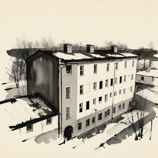 Ilustrační kresba: Hotel - GTC Club