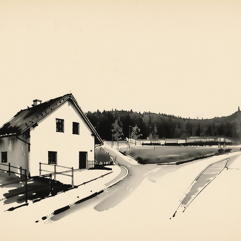 Ilustrační kresba: Čerti Apartmány