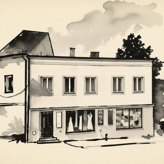 Ilustrační kresba: Penzion U Hradeb