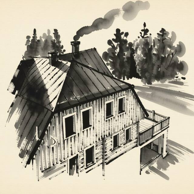 Ilustrační kresba: Pension Alex