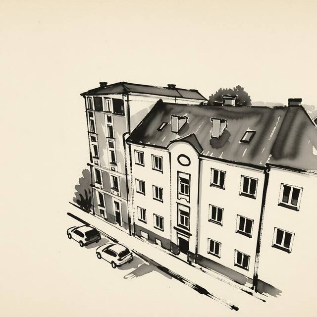 Ilustrační kresba: SATYS Apartments