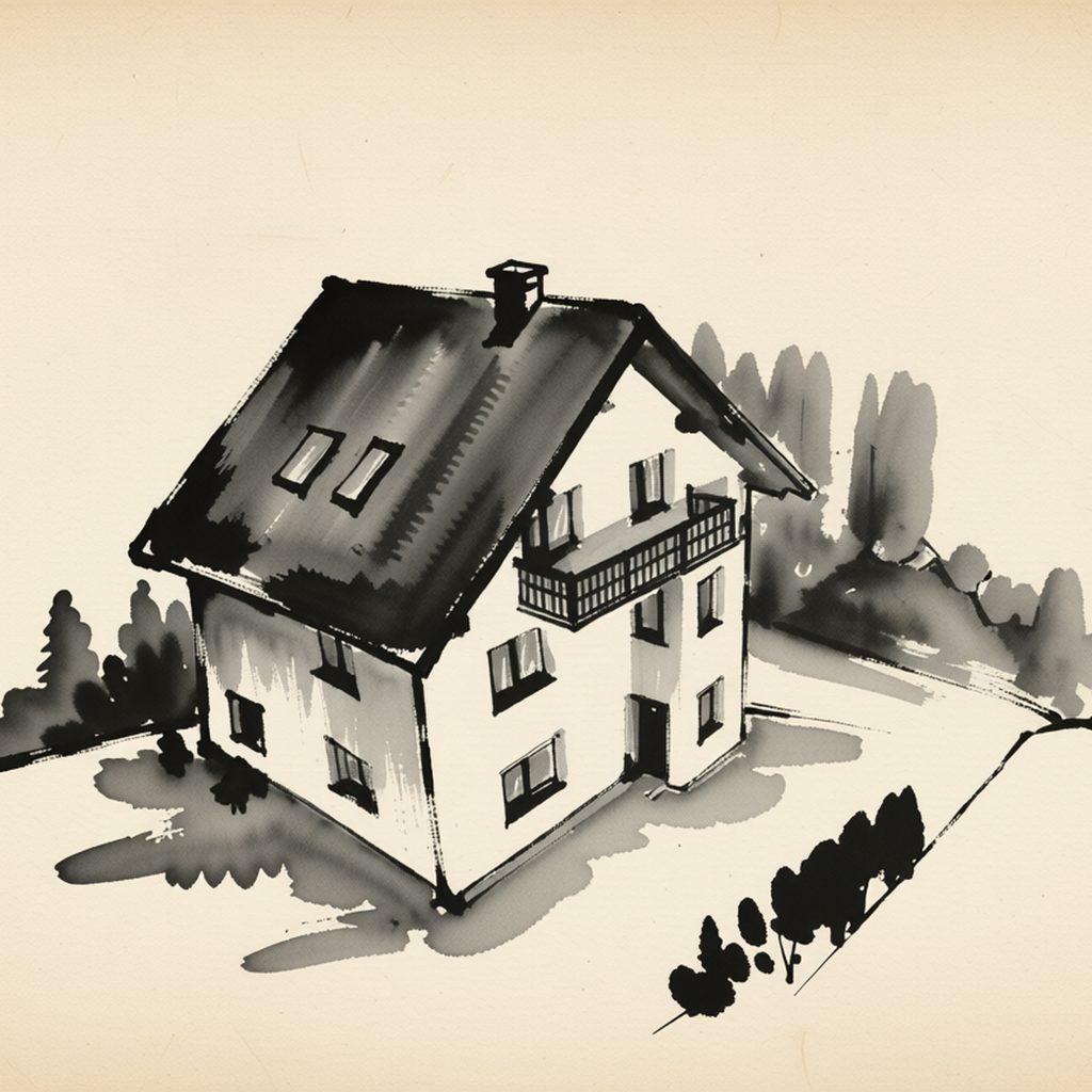 Ilustrační kresba: Apartmán Staňkov