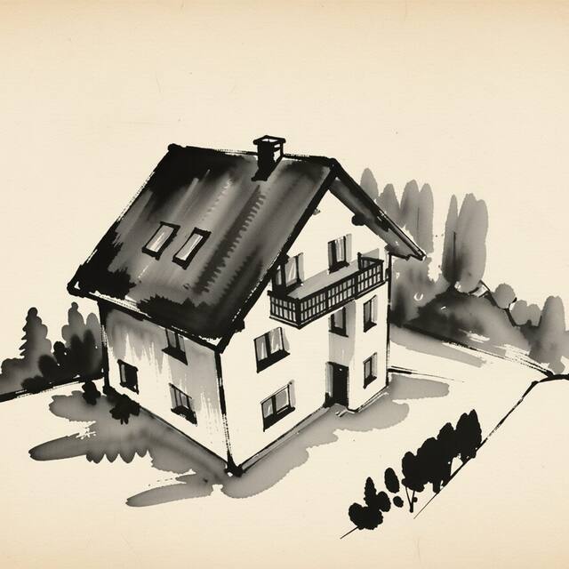Ilustrační kresba: Apartmán Staňkov