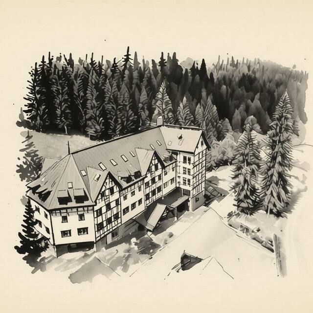 Ilustrační kresba: Apartmány Pod Javorem