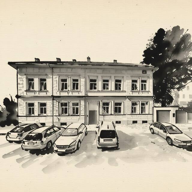 Ilustrační kresba: Apartmány Trutnov Promenáda