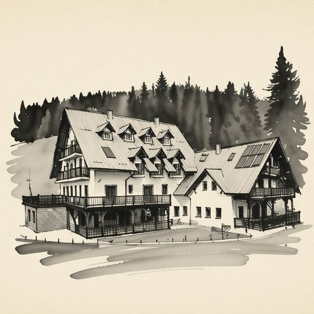 Ilustrační kresba: Rezidence Rokytnice