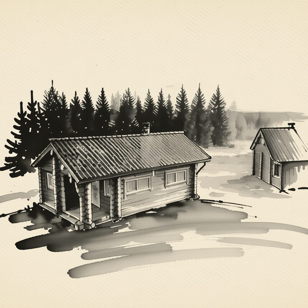 Ilustrační kresba: Pension u Radešínka