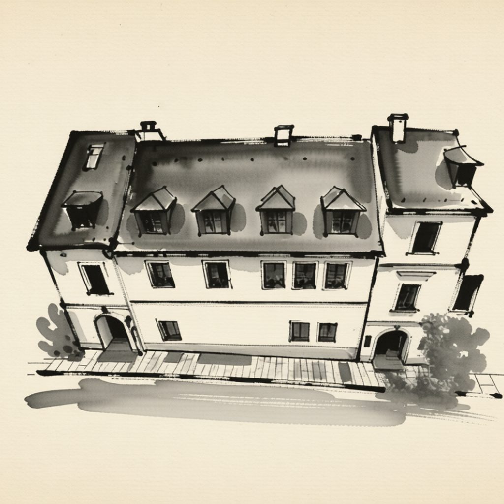 Ilustrační kresba: Hotel Ennius