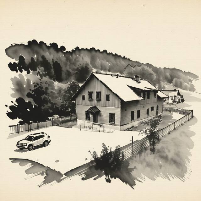 Ilustrační kresba: Janova bouda