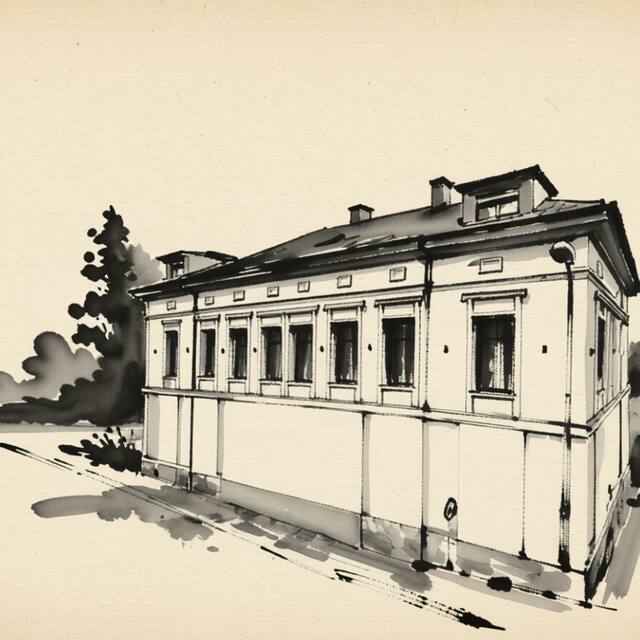 Ilustrační kresba: Hotel Jurkos