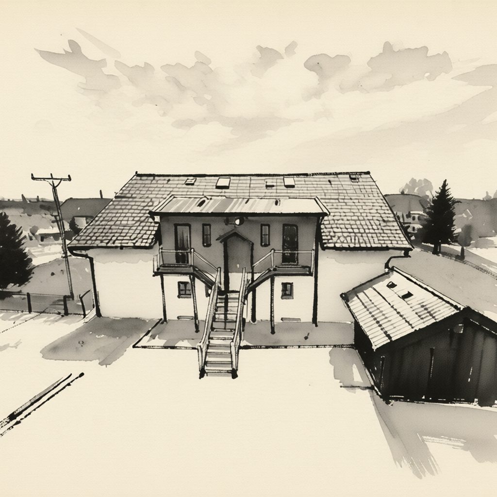 Ilustrační kresba: Nad Hřištěm 441