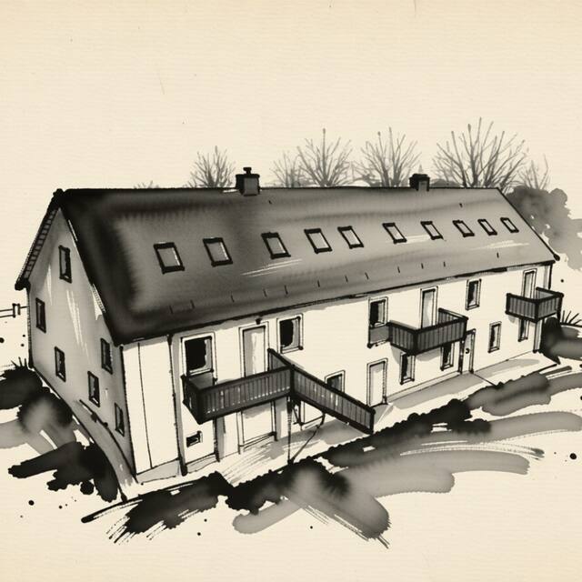 Ilustrační kresba: Penzion Na Farmě