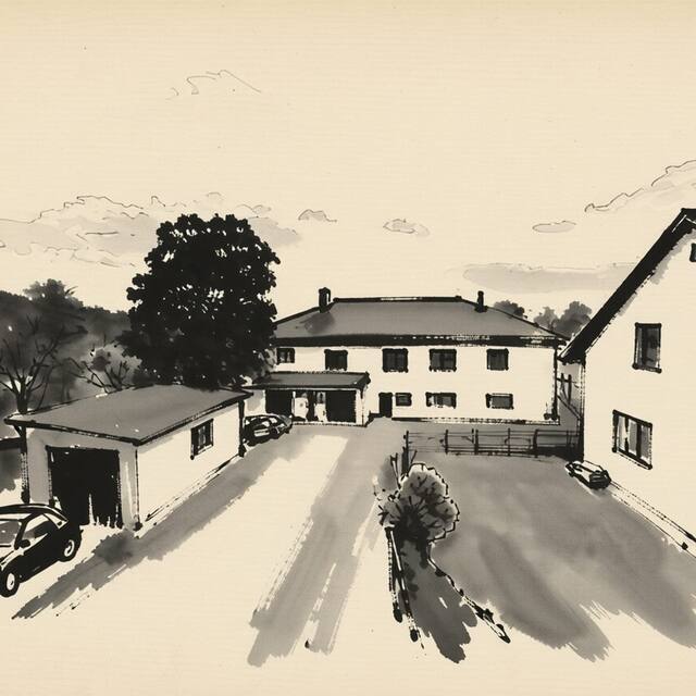 Ilustrační kresba: Penzion U Ztraceného mládí