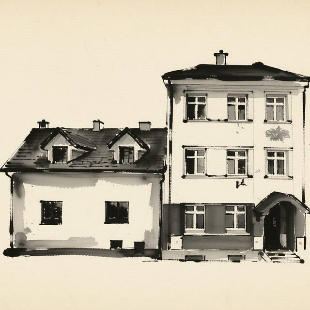 Ilustrační kresba: Penzion Nicolsburg