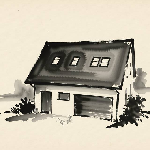Ilustrační kresba: Apartmán V rajské zahradě