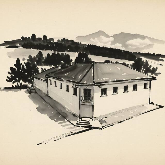 Ilustrační kresba: Restaurace Hotel Praha