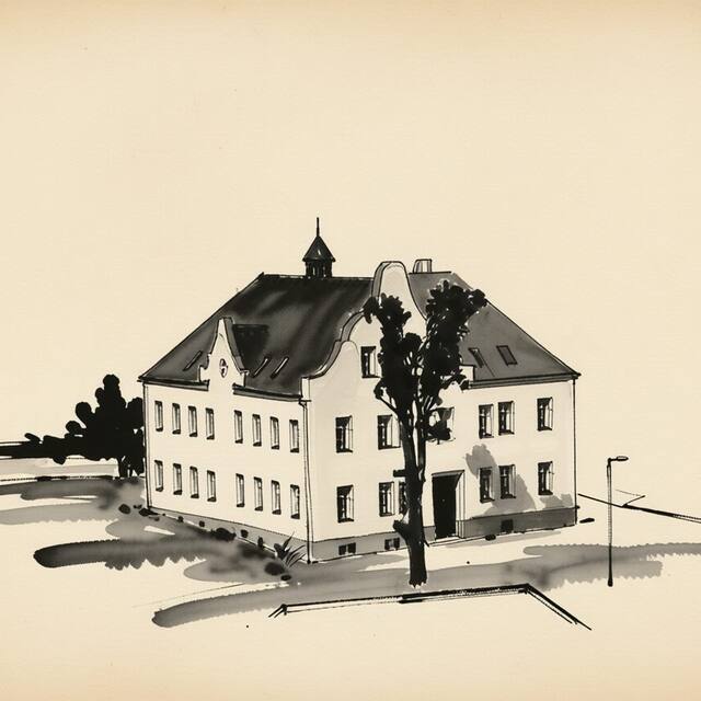 Ilustrační kresba: Penzion Balnika