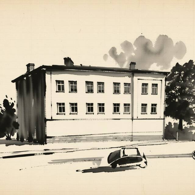 Ilustrační kresba: Penzion U Kroupů