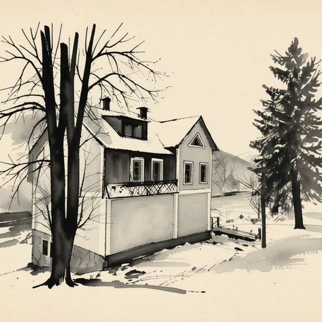 Ilustrační kresba: Penzion Zoom