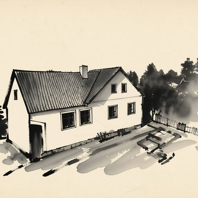 Ilustrační kresba: Penzion Pod Javorem