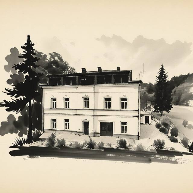 Ilustrační kresba: Apartmány Pstruží AP19