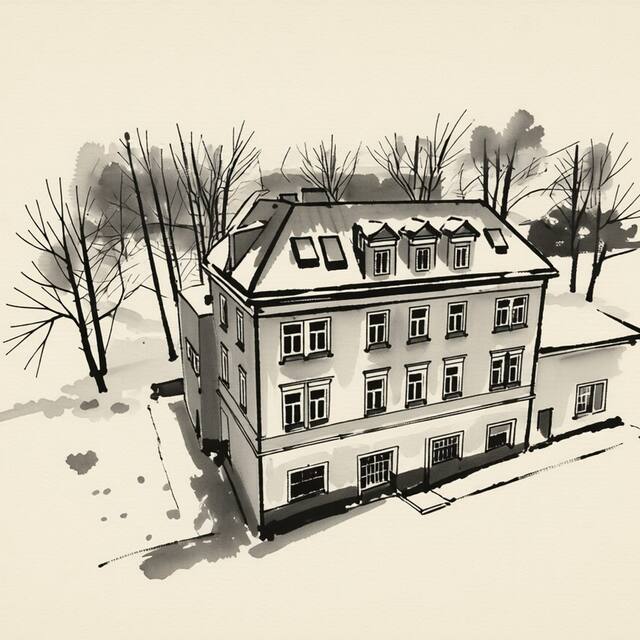 Ilustrační kresba: Hotel Incognito